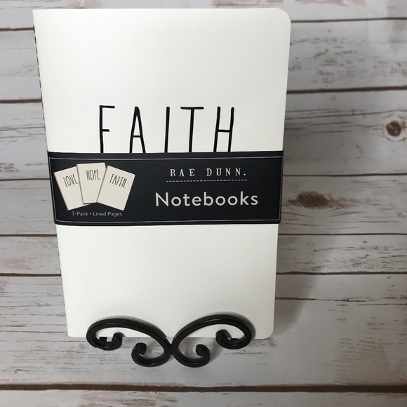 Rae Dunn Faith Hope Love Notebook Trio - Picture 6 of 8